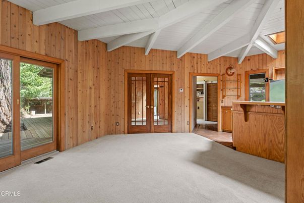 Empty room, Interior, Wooden Walls