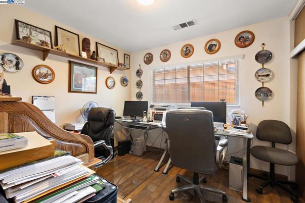 Home Office, Interior, Wood Texture Flooring