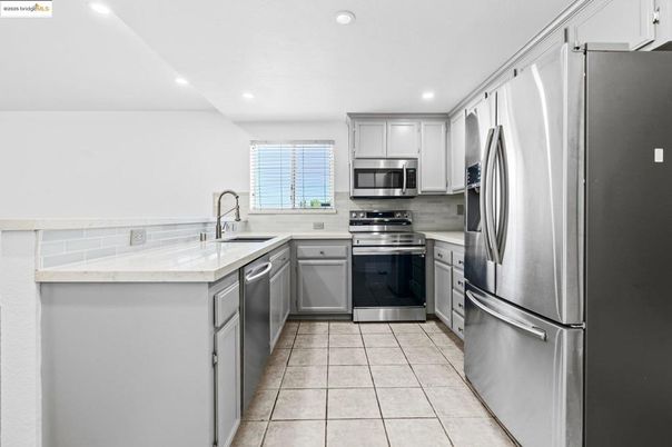 Interior, Kitchen, Recessed Lighting, Stainless Steel Appliances