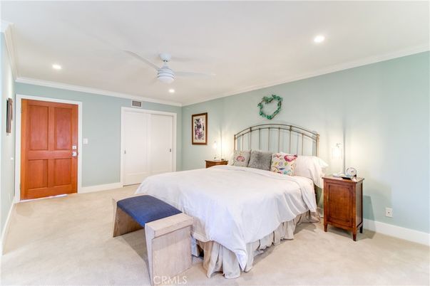 Bedroom, Interior, Recessed Lighting