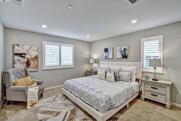 Bedroom, Interior, Recessed Lighting