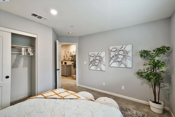 Bedroom, Interior, Recessed Lighting
