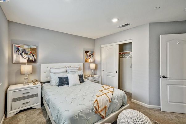 Bedroom, Interior, Recessed Lighting