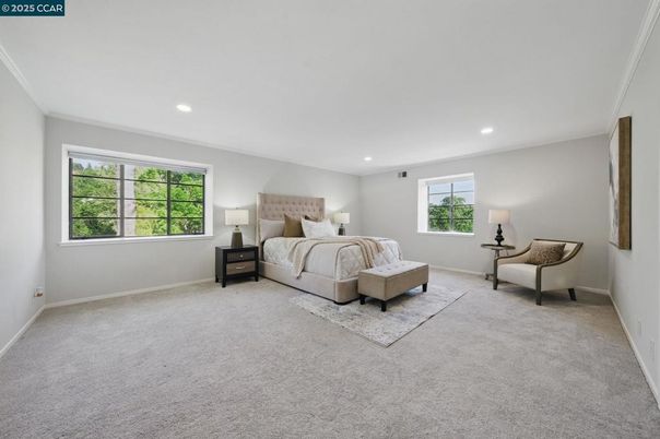 Bedroom, Interior, Recessed Lighting