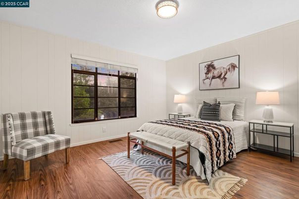 Bedroom, Interior, Wood Texture Flooring