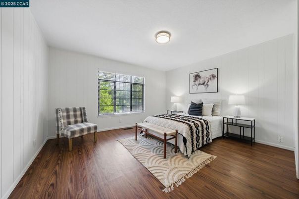Bedroom, Interior, Wood Texture Flooring