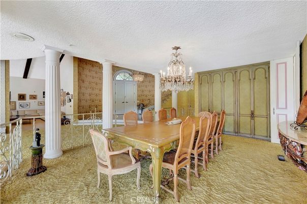 Chandelier, Dining room, Interior
