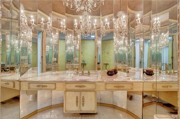 Bathroom, Chandelier, Dual Sink Vanities, Interior