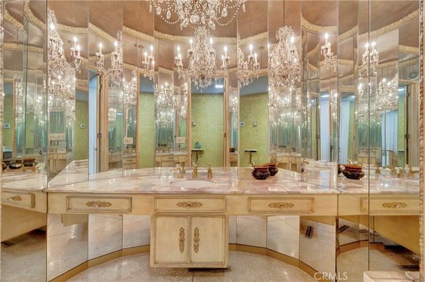 Bathroom, Chandelier, Dual Sink Vanities, Interior