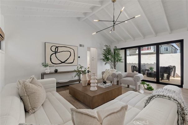 Interior, Living room, Pendant Lights, Wood Texture Flooring