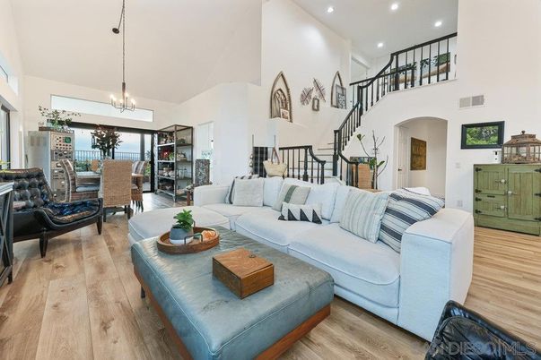 Chandelier, Dining room, Interior, Living room, Pendant Lights, Recessed Lighting, Wood Texture Flooring