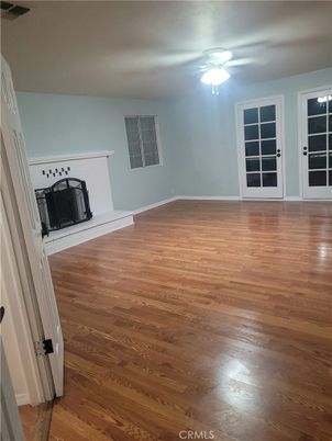 Empty room, Fireplace, Interior, Wood Texture Flooring