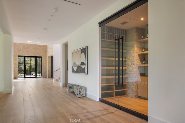 Interior, Recessed Lighting, Wine Storage, Wood Texture Flooring