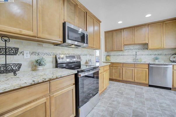 Interior, Kitchen, Recessed Lighting, Stainless Steel Appliances
