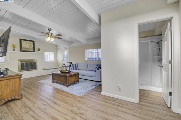 Fireplace, Interior, Living room, Wood Texture Flooring