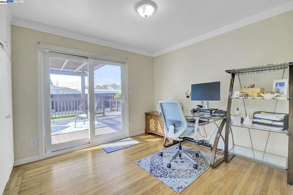 Home Office, Interior, Wood Texture Flooring