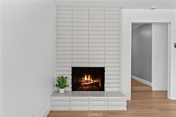 Fireplace, Interior, Wood Texture Flooring