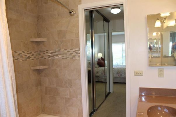 Bathroom, Glass Shower, Interior, Stone Walls