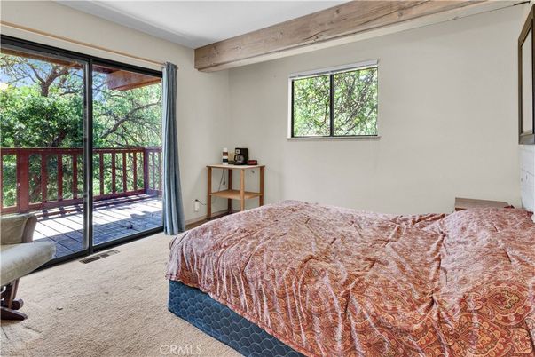 Bedroom, Interior, Wooden Beams