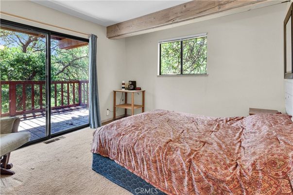 Bedroom, Interior, Wooden Beams