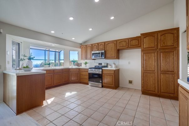 Interior, Kitchen, Recessed Lighting, Stainless Steel Appliances