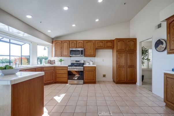 Interior, Kitchen, Recessed Lighting, Stainless Steel Appliances