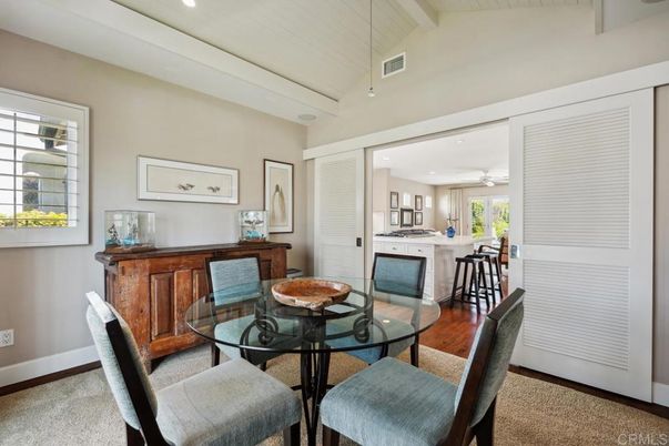 Dining room, Interior, Kitchen, Recessed Lighting