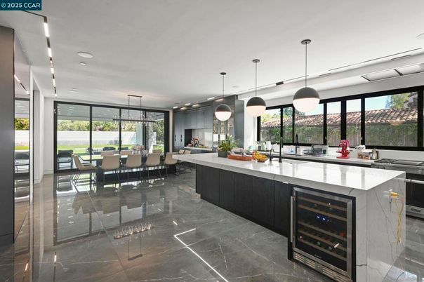 Dining room, Interior, Kitchen, Pendant Lights, Recessed Lighting