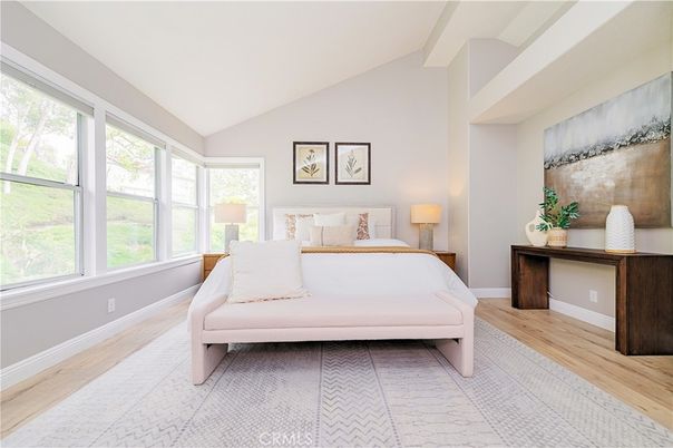 Bedroom, Interior, Wood Texture Flooring