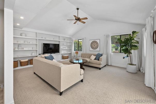 Interior, Living room, Recessed Lighting