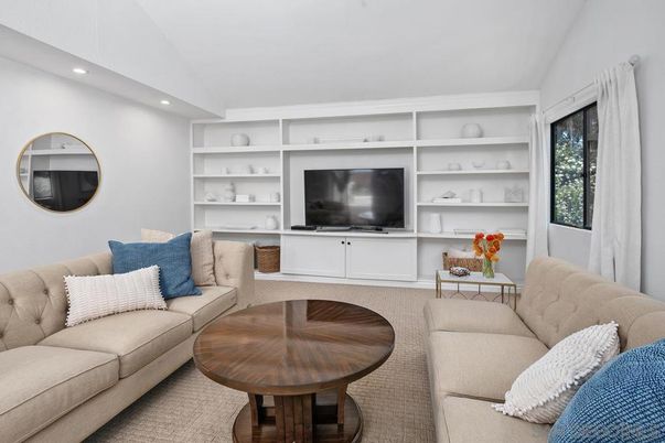 Interior, Living room, Recessed Lighting