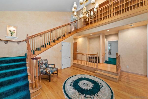 Chandelier, Interior, Recessed Lighting, Wood Texture Flooring