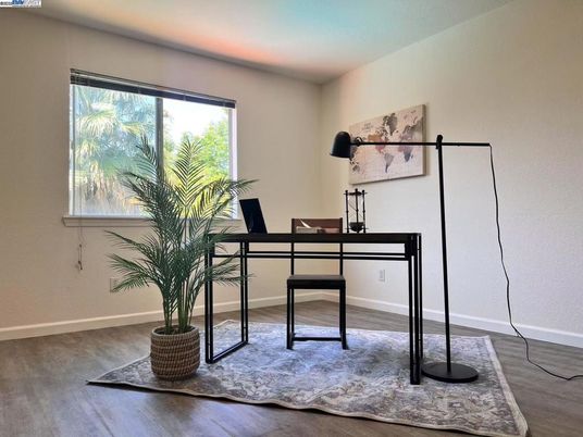 Home Office, Interior, Wood Texture Flooring