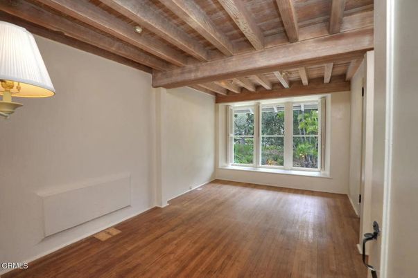 Empty room, Interior, Wooden Beams, Wooden Ceilings, Wood Texture Flooring