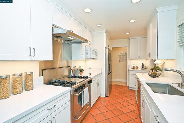 Interior, Kitchen, Recessed Lighting, Stainless Steel Appliances