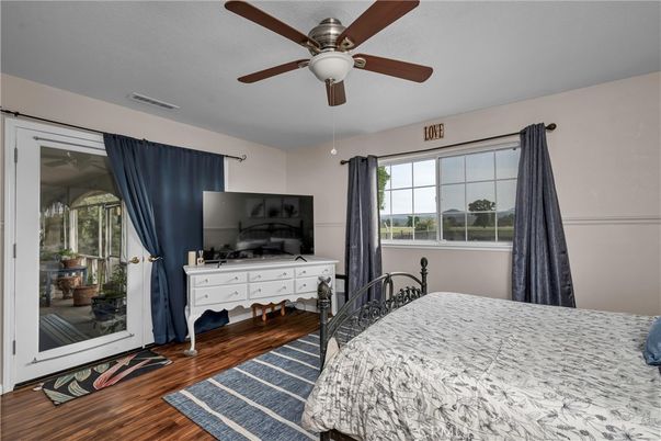 Bedroom, Interior, Wood Texture Flooring