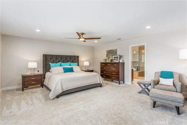 Bedroom, Interior, Recessed Lighting