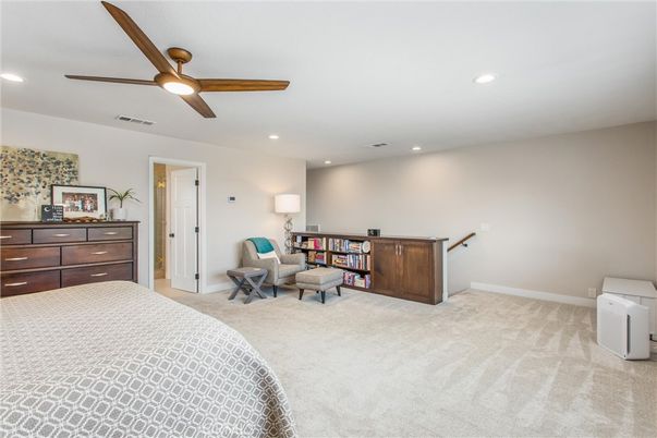 Bedroom, Interior, Recessed Lighting