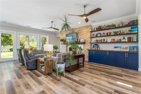 Fireplace, Interior, Living room, Stone Walls, Wood Texture Flooring