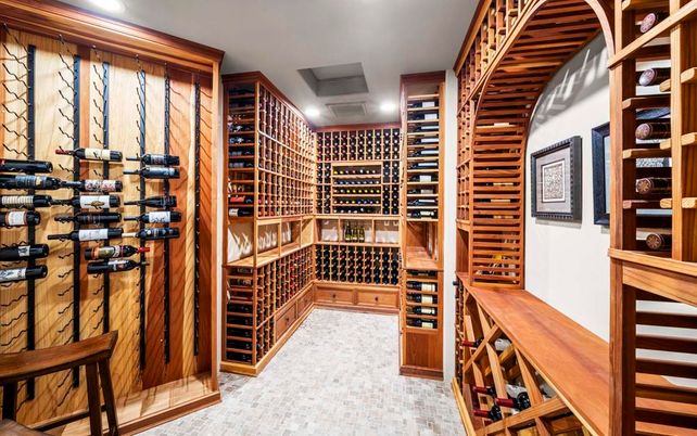 Interior, Recessed Lighting, Wine Storage