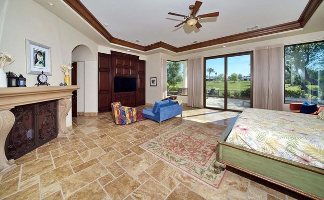 Bedroom, Fireplace, Interior, Recessed Lighting