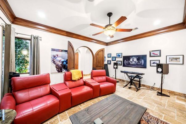 Interior, Living room, Recessed Lighting