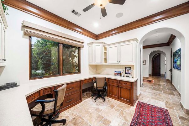 Home Office, Interior, Recessed Lighting