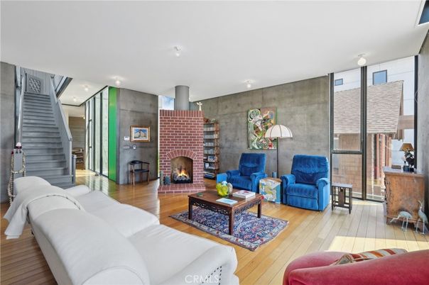 Fireplace, Interior, Living room, Wood Texture Flooring