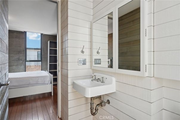 Bathroom, Interior, Wood Texture Flooring