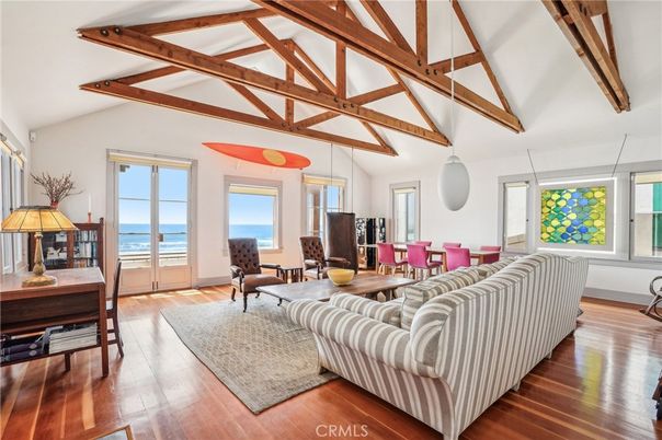 Dining room, Interior, Living room, Water, Wooden Beams, Wood Texture Flooring