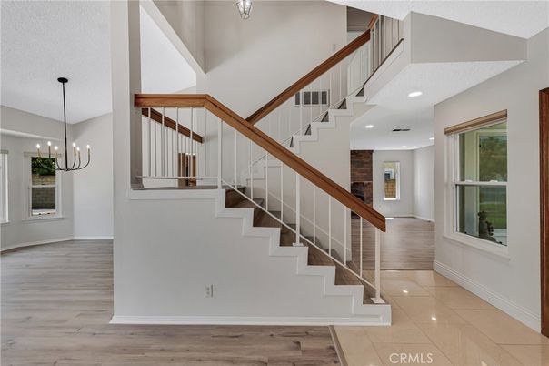 Chandelier, Interior, Recessed Lighting, Wood Texture Flooring
