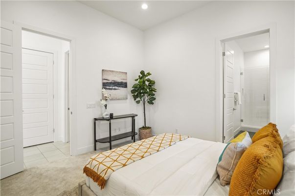 Bedroom, Interior, Recessed Lighting