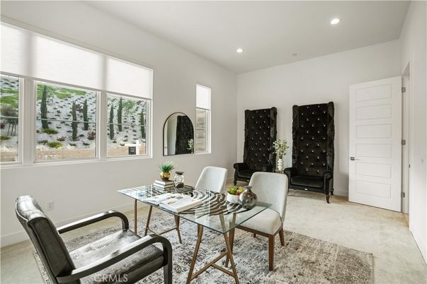 Home Office, Interior, Recessed Lighting