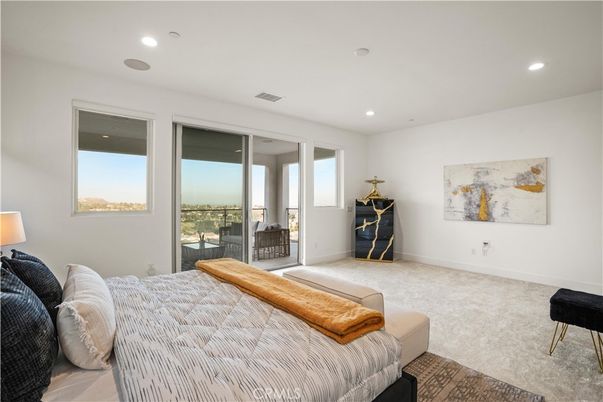 Bedroom, Interior, Recessed Lighting